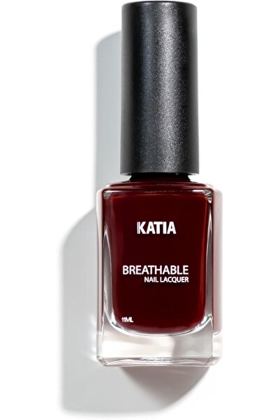 KATYA Breathable Nail Polish, Dark Burgundy, Model K25