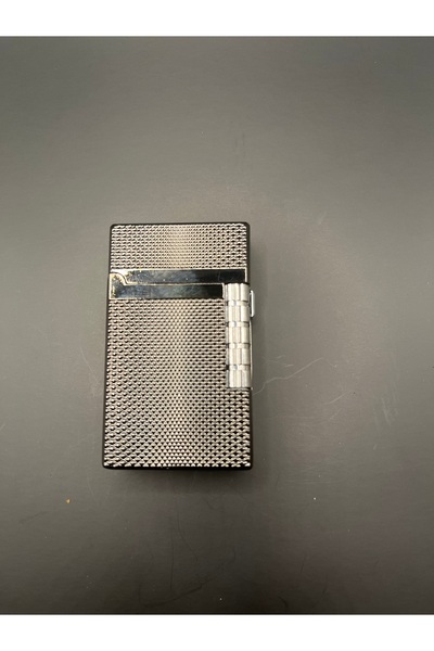 Hunter Dupont Tarzı Metal Çakmak – Yandan Çevirmeli | Alevli & Pürmüzlü