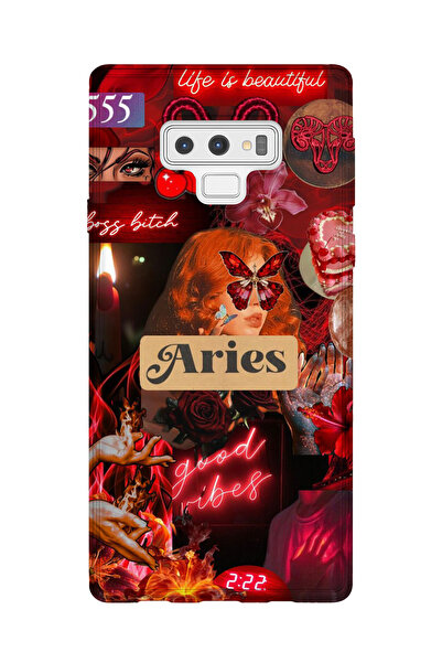 lelia حافظة هاتف شفافة مطبوعة متوافقة مع هاتف سامسونج جالاكسي نوت 9 |   مجموع...