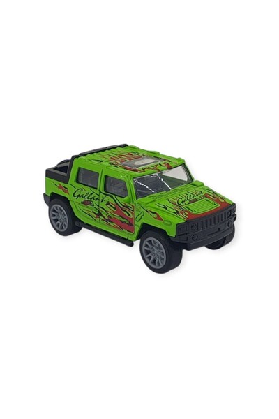 Ethab Ticaret Pull and Drop Car Metal -K137A7 - Green
