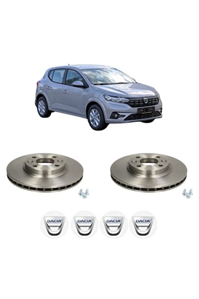 Bosch Set de 2 discuri de frână față pentru DACIA SANDERO III