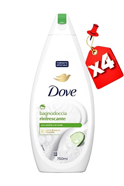 Dove ΑΦΡΟΛΟΥΤΡΟ 750ML ΔΡΟΣΙΣΤΙΚΟ X4