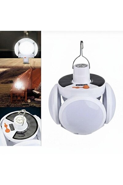TeknoEser Güneş Enerjili Solar Kamp Lambası - Katlanabilir UFO Led Aydınlatma...
