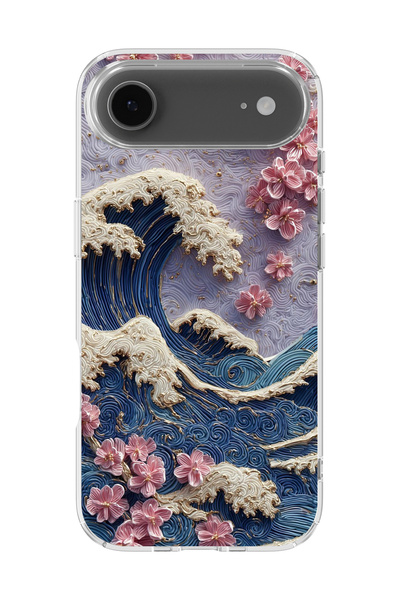 lelia غطاء هاتف شفاف مطبوع متوافق مع آيفون 17 إير |   مجموعة منتجات باستيل بل...