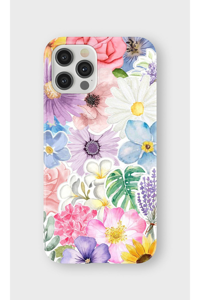 lelia حافظة هاتف شفافة مطبوعة متوافقة مع هاتف iPhone 12 Pro Max |   مجموعة فل...