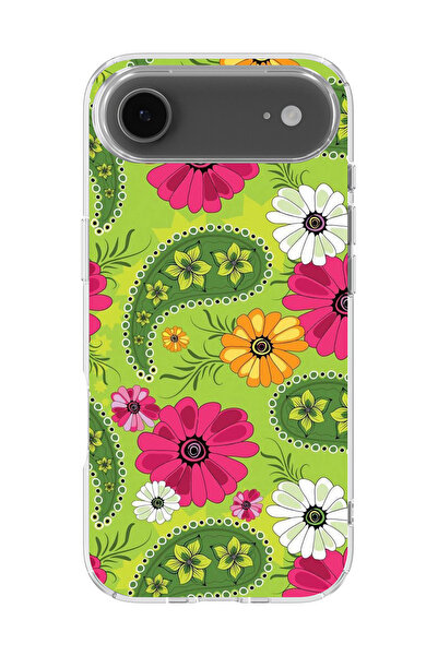 lelia غطاء هاتف شفاف مطبوع متوافق مع آيفون 17 إير |   مجموعة فلورالوكس بوتانيكا