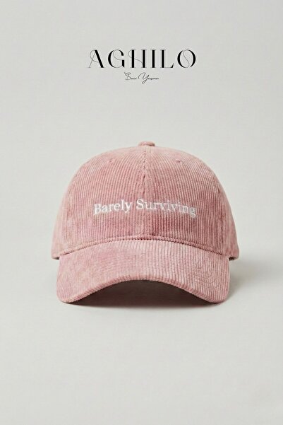Aghilo Velvet Kep Hat – Barely Surviving / Barely Making It Embroidered |   U...