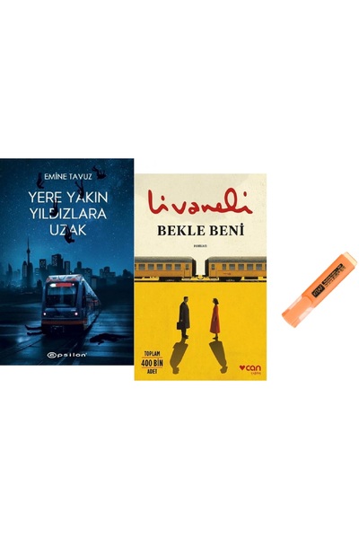 Epsilon Yayınevi Yere Yakın Yıldızlara Uzak + Bekle Beni / 2 Kitap Set (Kalem...