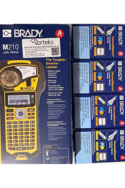 Brady M210 Makaron Özel Kit (Beyaz)