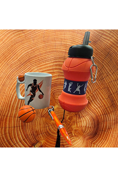LADİJİTAL BASKI ÇÖZÜMLERİ Basketball Player Gift Set: Mug & Keychain & Water ...