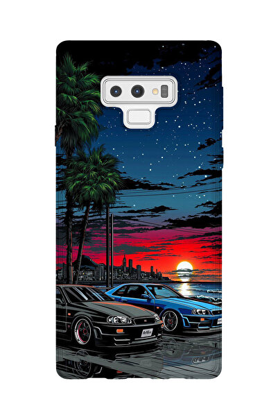 lelia حافظة هاتف شفافة مطبوعة متوافقة مع هاتف سامسونج جالاكسي نوت 9 |   مجموع...