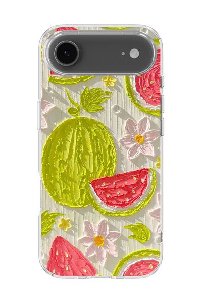 lelia غطاء هاتف شفاف مطبوع متوافق مع آيفون 17 إير |   مجموعة منتجات باستيل بل...