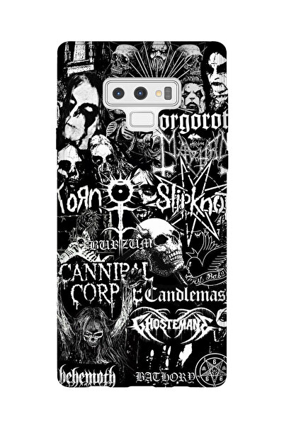 lelia حافظة هاتف شفافة مطبوعة متوافقة مع هاتف سامسونج جالاكسي نوت 9 |   المجم...