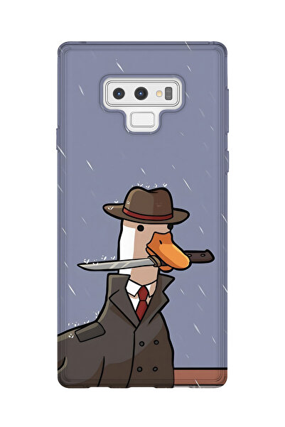 lelia حافظة هاتف شفافة مطبوعة متوافقة مع هاتف سامسونج جالاكسي نوت 9 |   المجم...