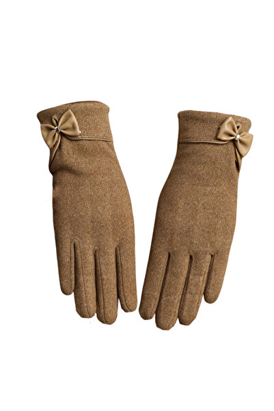 EFAYN.RO Women's gloves, accessorized with matching bow, stylish lady theme, ...