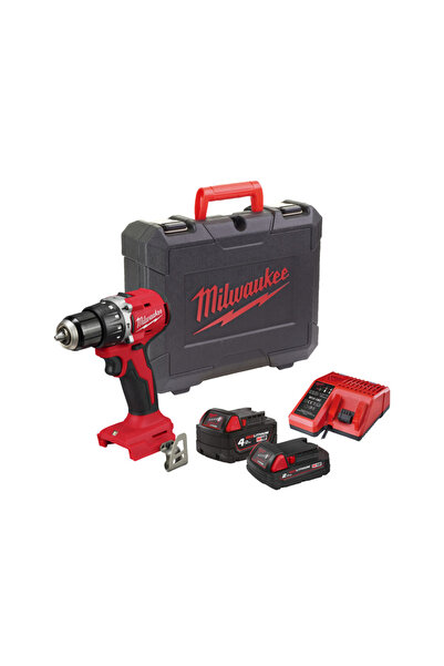 Milwaukee M18BLPDRC-422C Masina de gaurit si insurubat, cu 2 acumulatori de 4...