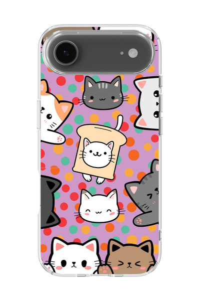 lelia غطاء هاتف شفاف مطبوع متوافق مع آيفون 17 إير |   المجموعة: قصص باو برينت