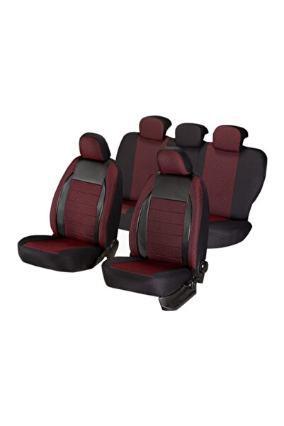 SMARTIC Smartic® car seat cover set, Premium Lux, 11 pieces, airbag compatibl...