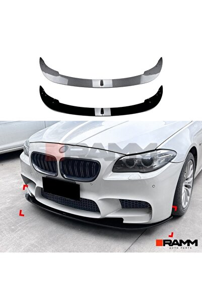RAMM BMW F10 F11 M5 Stil Ön Lip - Parlak Siyah