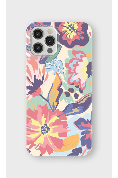 lelia حافظة هاتف شفافة مطبوعة متوافقة مع هاتف iPhone 12 Pro Max |   مجموعة فل...