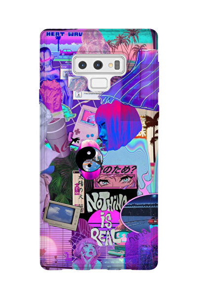 lelia حافظة هاتف شفافة مطبوعة متوافقة مع هاتف سامسونج جالاكسي نوت 9 |   المجم...