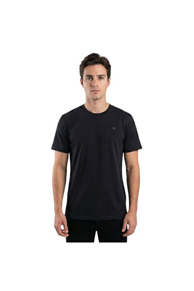 trender Tricou pentru bărbați cu logo injectat cu guler O 4028 Antracit