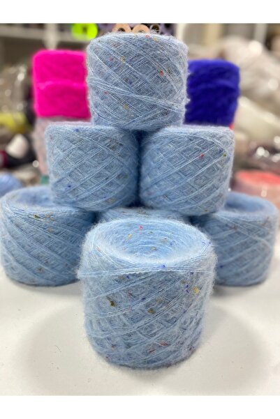 göçer Moher Acrylic Color Blue Multicolor Tweetli Visual Net 700 Grams