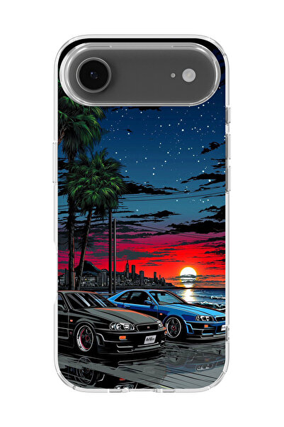 lelia غطاء هاتف شفاف مطبوع متوافق مع آيفون 17 إير |   مجموعة المنتجات: TurboL...