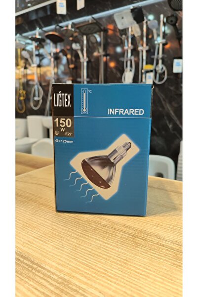 Ligtex 150 Watt Infrared Isı Veren Ampul Isı Ampülü E27 Duylu