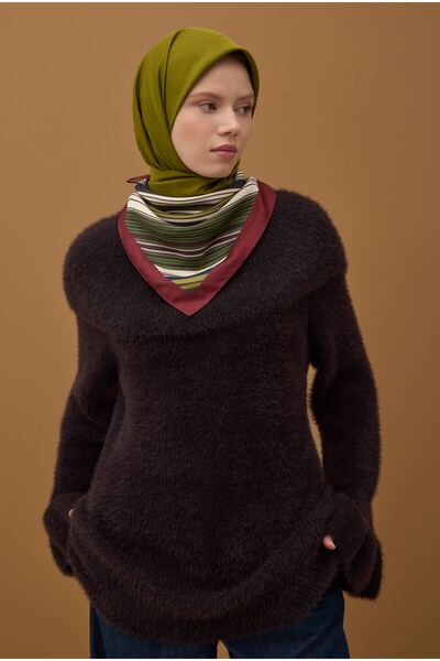 HEQA Soft Kraş Scarf Avocado