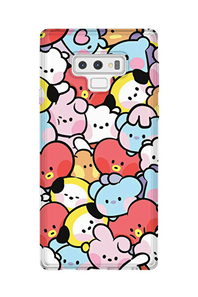 lelia حافظة هاتف شفافة مطبوعة متوافقة مع هاتف سامسونج جالاكسي نوت 9 |   مجموع...