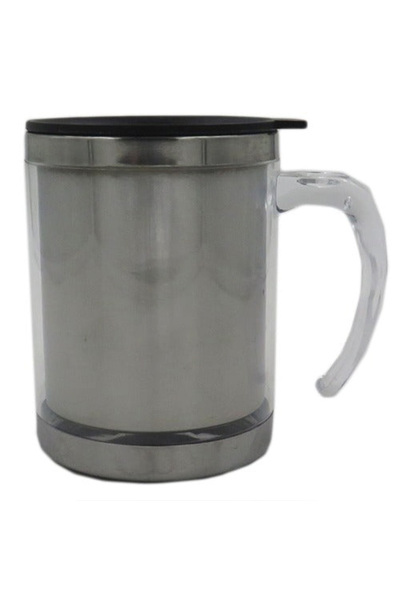 OEM Metal mug with photo insert 350ml