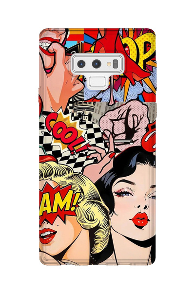 lelia حافظة هاتف شفافة مطبوعة متوافقة مع هاتف سامسونج جالاكسي نوت 9 |   مجموع...