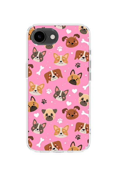 lelia غطاء هاتف شفاف مطبوع متوافق مع آيفون 16e |   المجموعة: قصص باو برينت