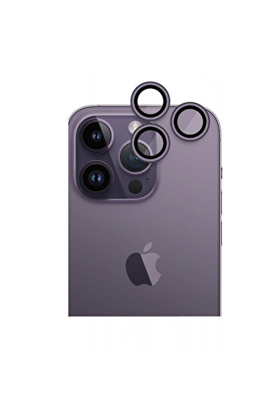 HOFI CamRing Προστατευτικό γυάλινο φακό για iPhone 14 Pro/Pro Max - Μωβ, σετ ...