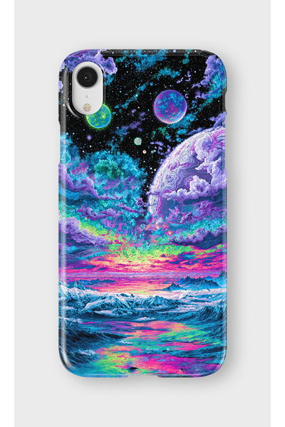 lelia حافظة هاتف شفافة مطبوعة متوافقة مع iPhone XR |   مجموعة كوزميك وِسبر سك...