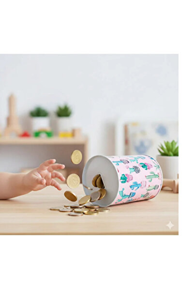 Amca Toys Jumbo Metal Kumbara Büyük Boy Teneke Açılmaz Kumbara Karışık Desen