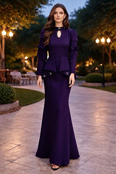 Tsador Purple evening dress