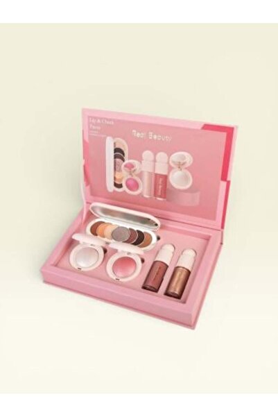 real beauty Lip and Cheek Makeup Box – Elegant Makeup Set