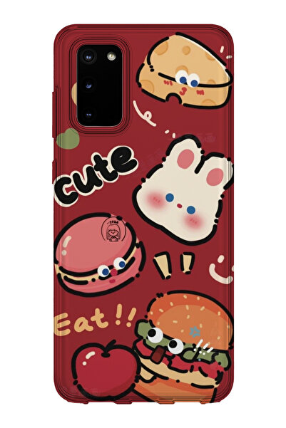 lelia حافظة هاتف شفافة مطبوعة متوافقة مع هاتف سامسونج جالاكسي S20 |   مجموعة:...