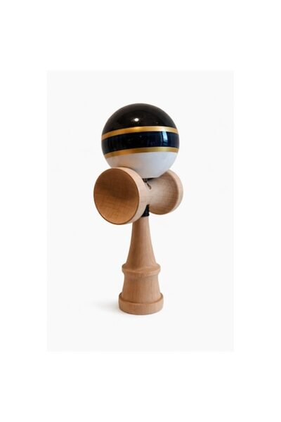 OEM Kendama Spike V3, large cups, long string with bearing, black, 80cm