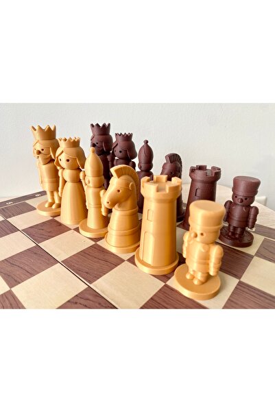 FEK Design Masal Tema Satranç Taşı Seti