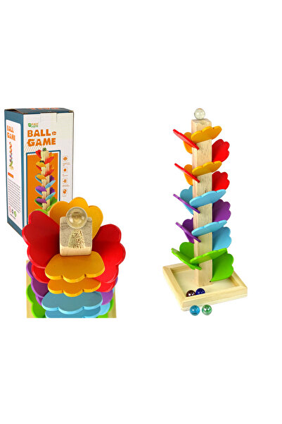 Three top online Bilă de copac din lemn, bilă de pistă, tobogan, frunze