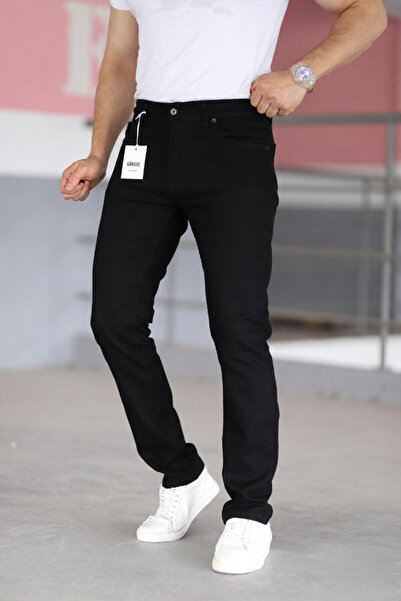 GörSeç Premium Ανδρικό Μαύρο Χρώμα Regular Fit Άνετη εφαρμογή Stretchy Lycra ...