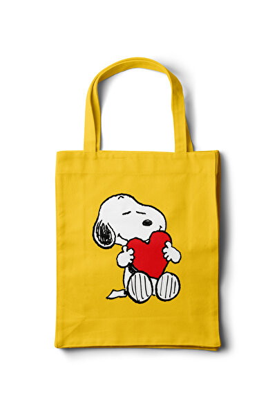 INKD Gabardine Cloth Bag – Snoopy Printed Design - 35X40