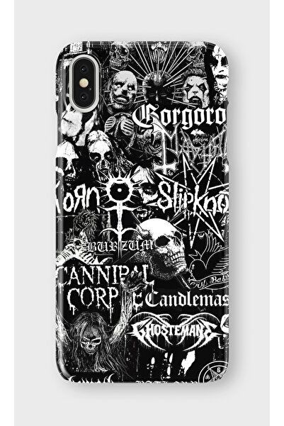 lelia حافظة هاتف شفافة مطبوعة متوافقة مع iPhone XS Max |   المجموعة: دارك فور...