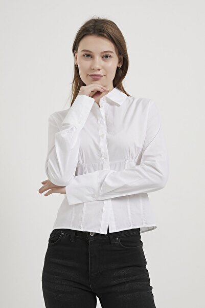 Arma Life Armalife 10438 Flexible Women's Shirt with Waist Pleats and Corset ...