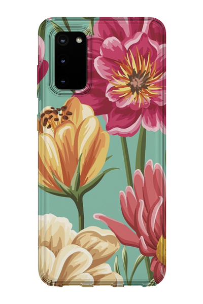 lelia حافظة هاتف شفافة مطبوعة متوافقة مع هاتف سامسونج جالاكسي S20 |   مجموعة ...