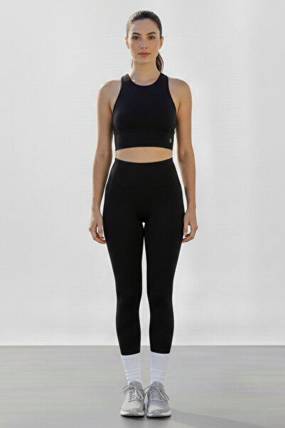 Softandbasic Дамски оформяща клин, къс от две части, еластичен рипсено плетиво