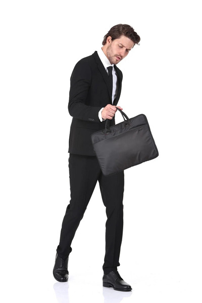 ÇÇS Black 15.6” Slim Laptop Bag 71407